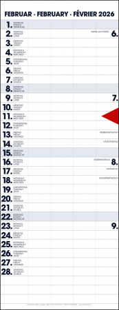 STREIFENPLANER - BÜROPLANER - FAMILIENPLANER - KÜCHENPLANER